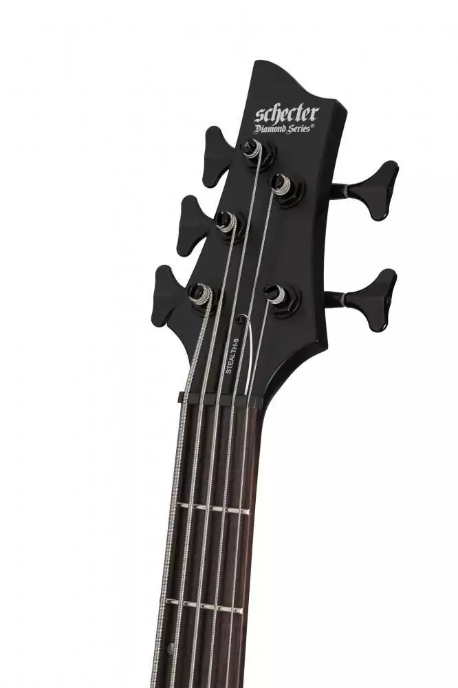 Бас-гитара Schecter STILETTO STEALTH-5 Satin Black - 11