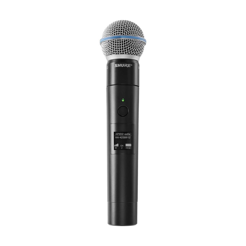 Ручной передатчик с микрофоном SHURE MXW2X/BETA58 Z11 - 5