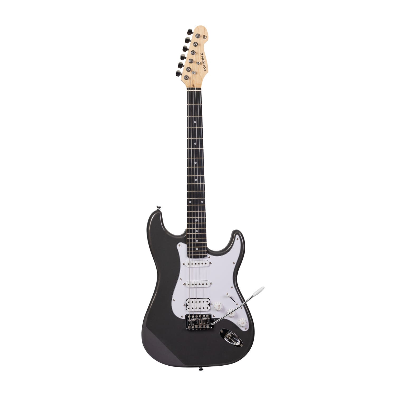 Электрогитара Rockdale Stars HSS Silver Metallic, Серебристый - 13