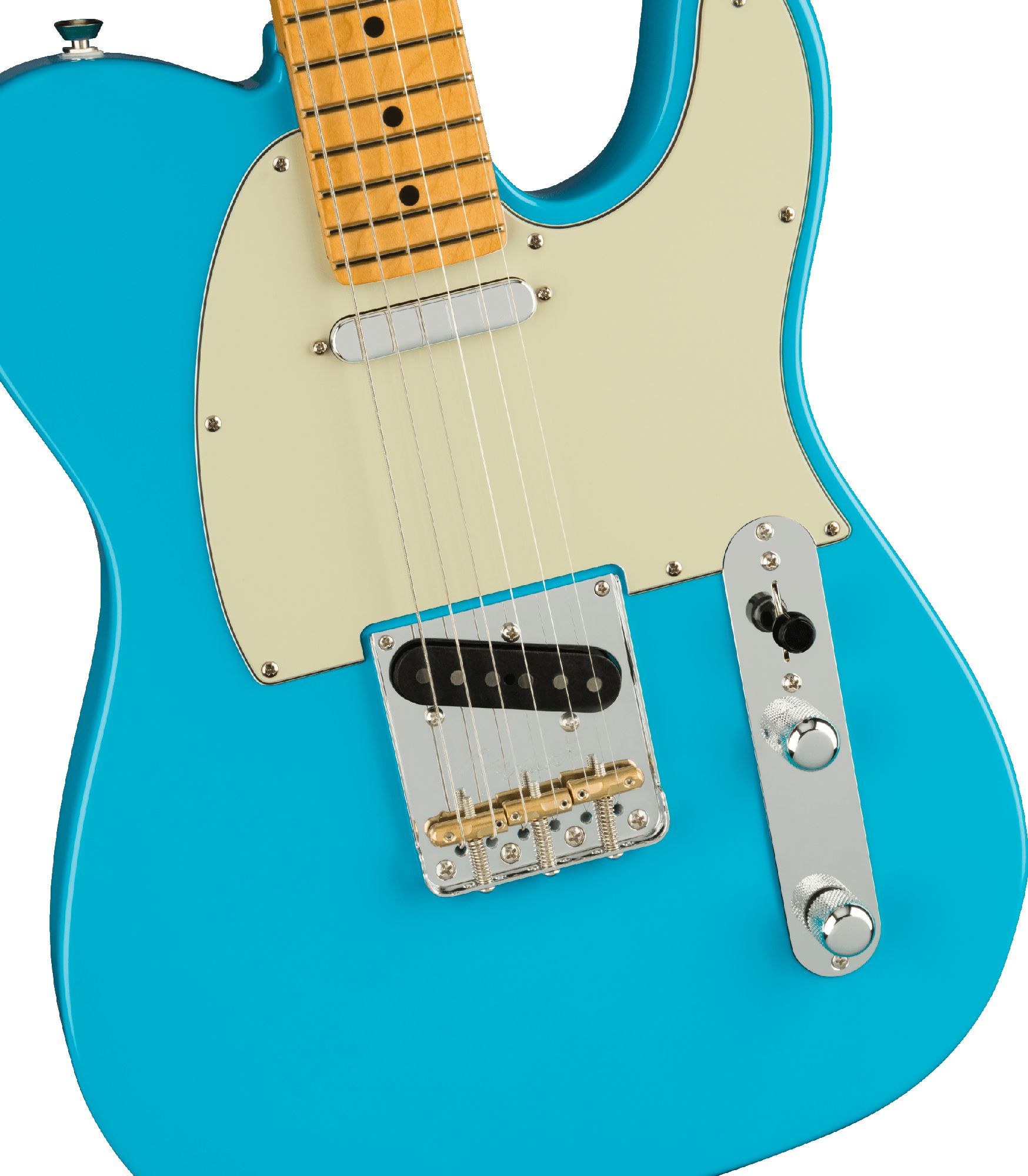 Электрогитара Fender American PRO II Telecaster MN Miami Blue - 11