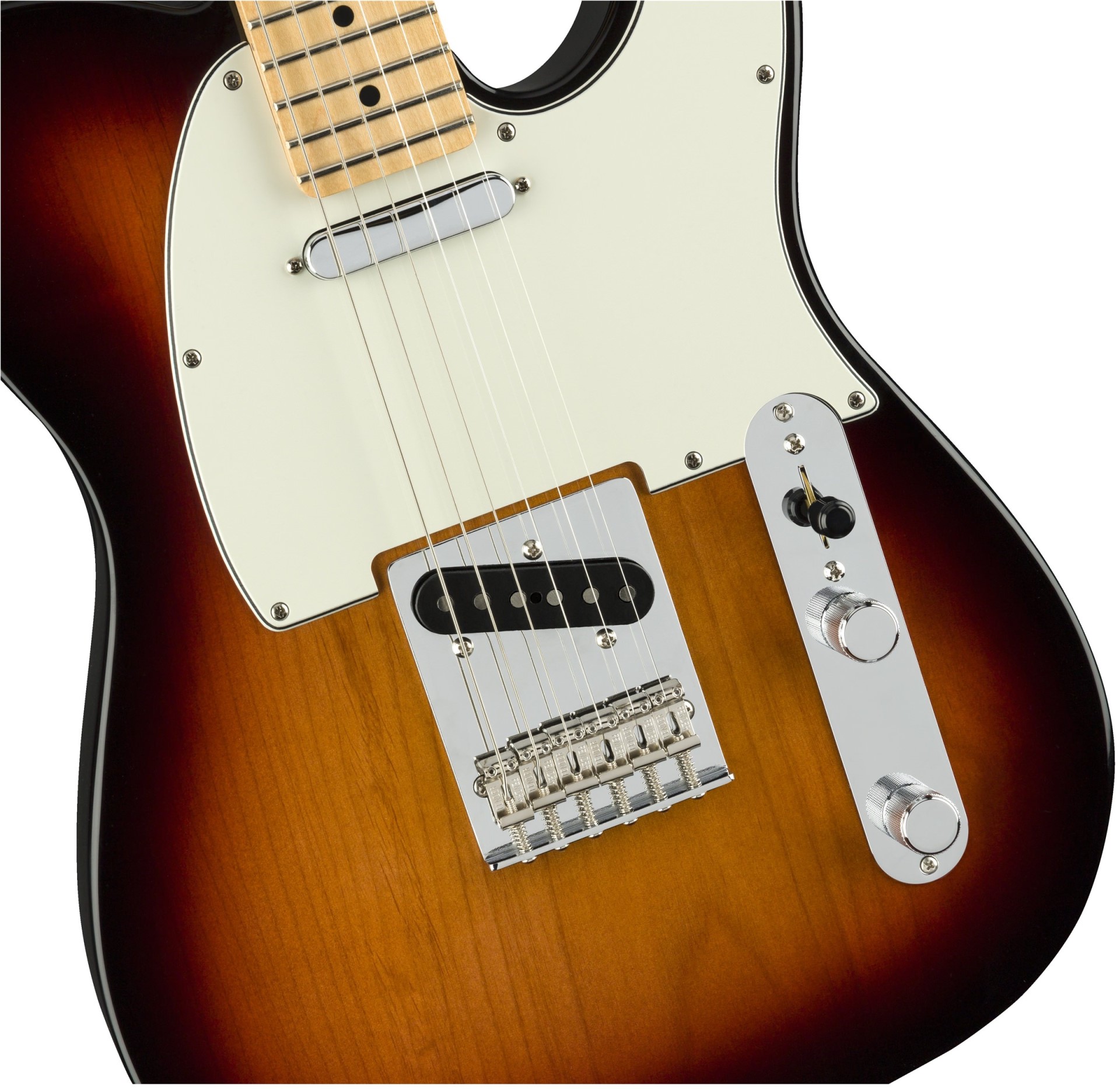 Электрогитара Fender PLAYER Telecaster MN 3-Tone Sunburst, Санберст трёхцветный - 10