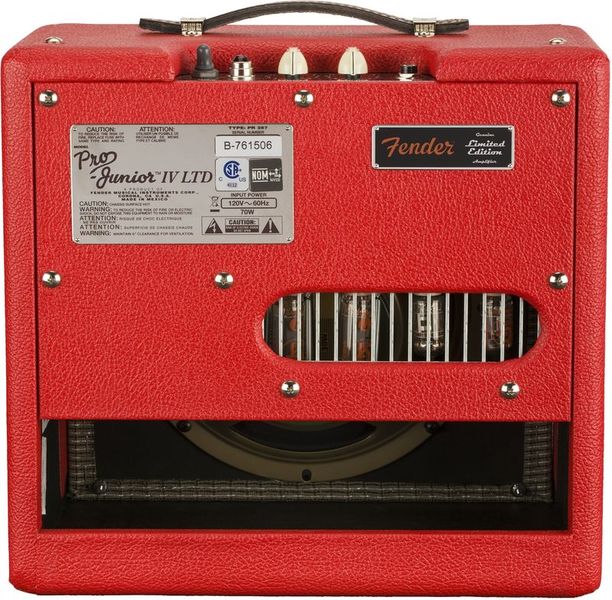 Комбоусилитель Fender PRO JR IV BRIT RED G10 230V EU, Красный - 9