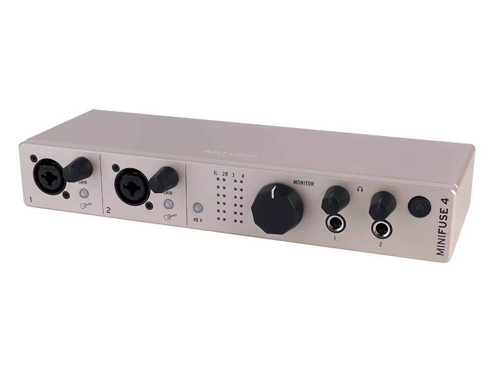 Внешняя звуковая карта Arturia MiniFuse 4 Champagne - 22