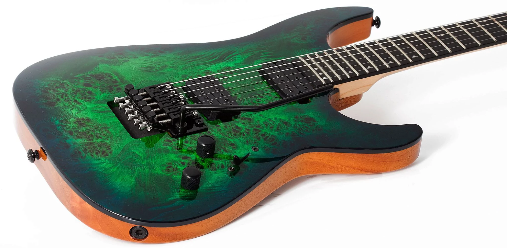 Электрогитара Schecter C-6 FR PRO Aqua Burst - 9