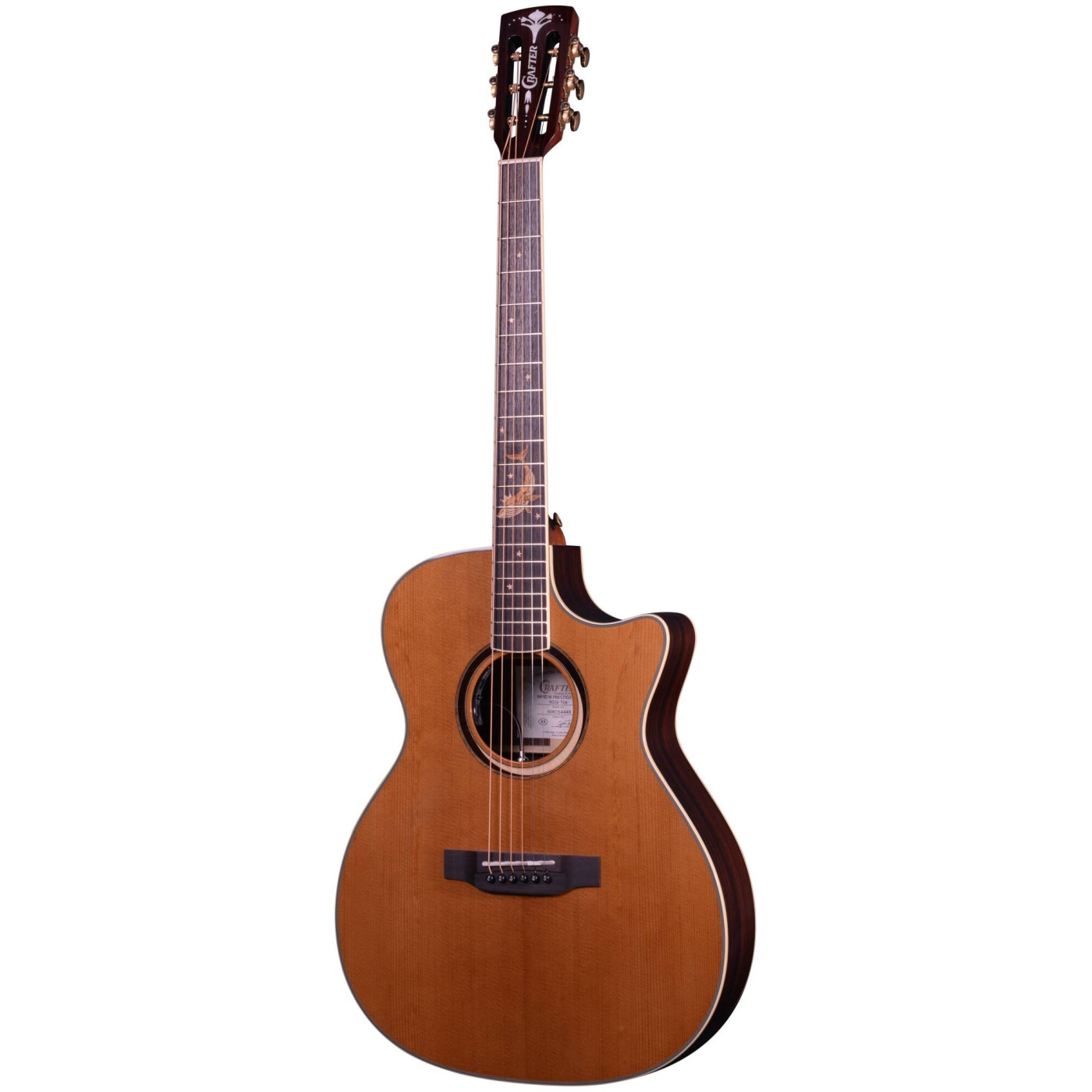 Электроакустическая гитара Crafter MIND W PRESTIGE ROSE-Tce VVS - 13