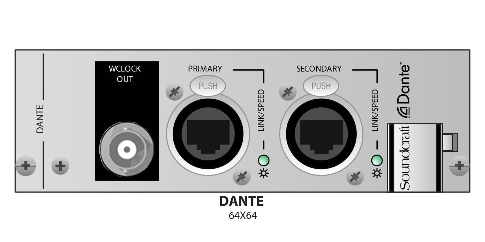Карта расширения Soundcraft ViO/D21 (96K) Dante AES67 - 5
