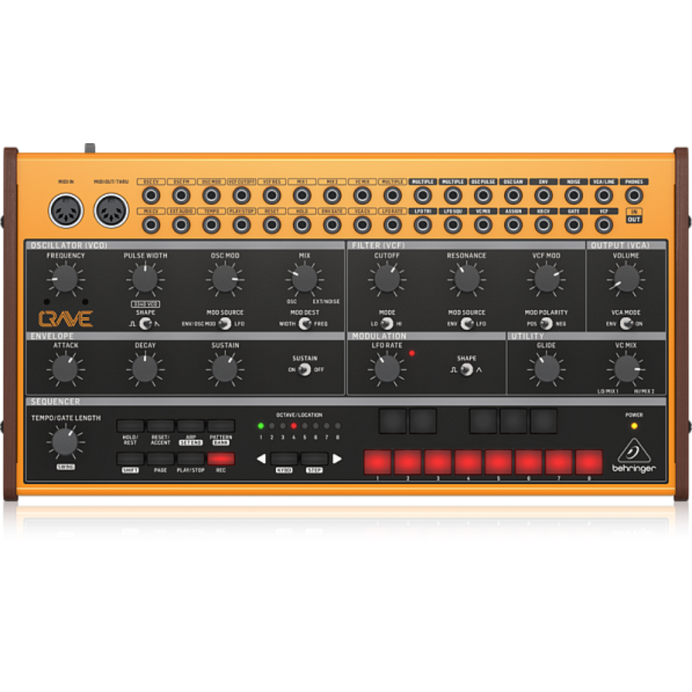 Аналоговый полумодульный синтезатор Behringer CRAVE - 6