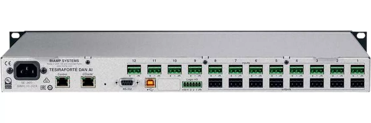 Аудиопроцессор Biamp TesiraFORTE DAN AI - 5