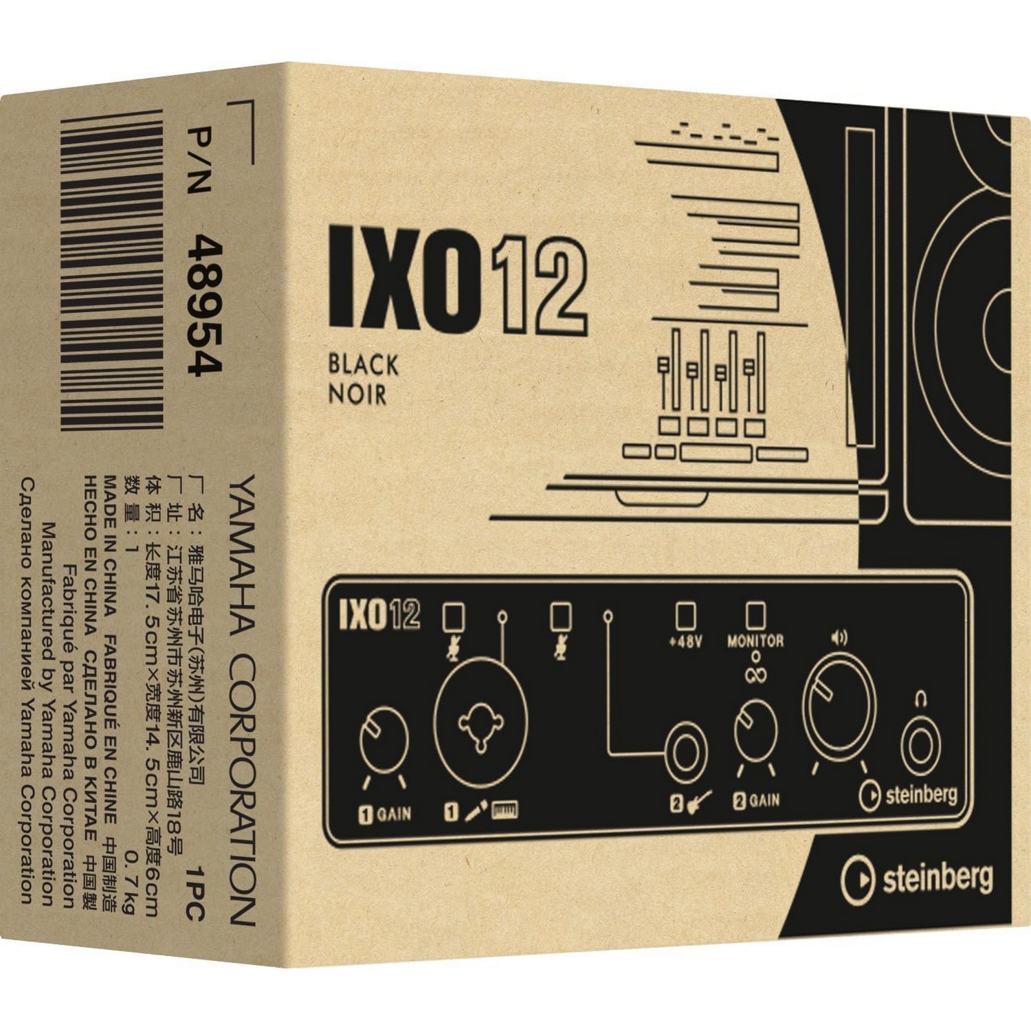 Аудиоинтерфейс Steinberg IXO12 Black - 16