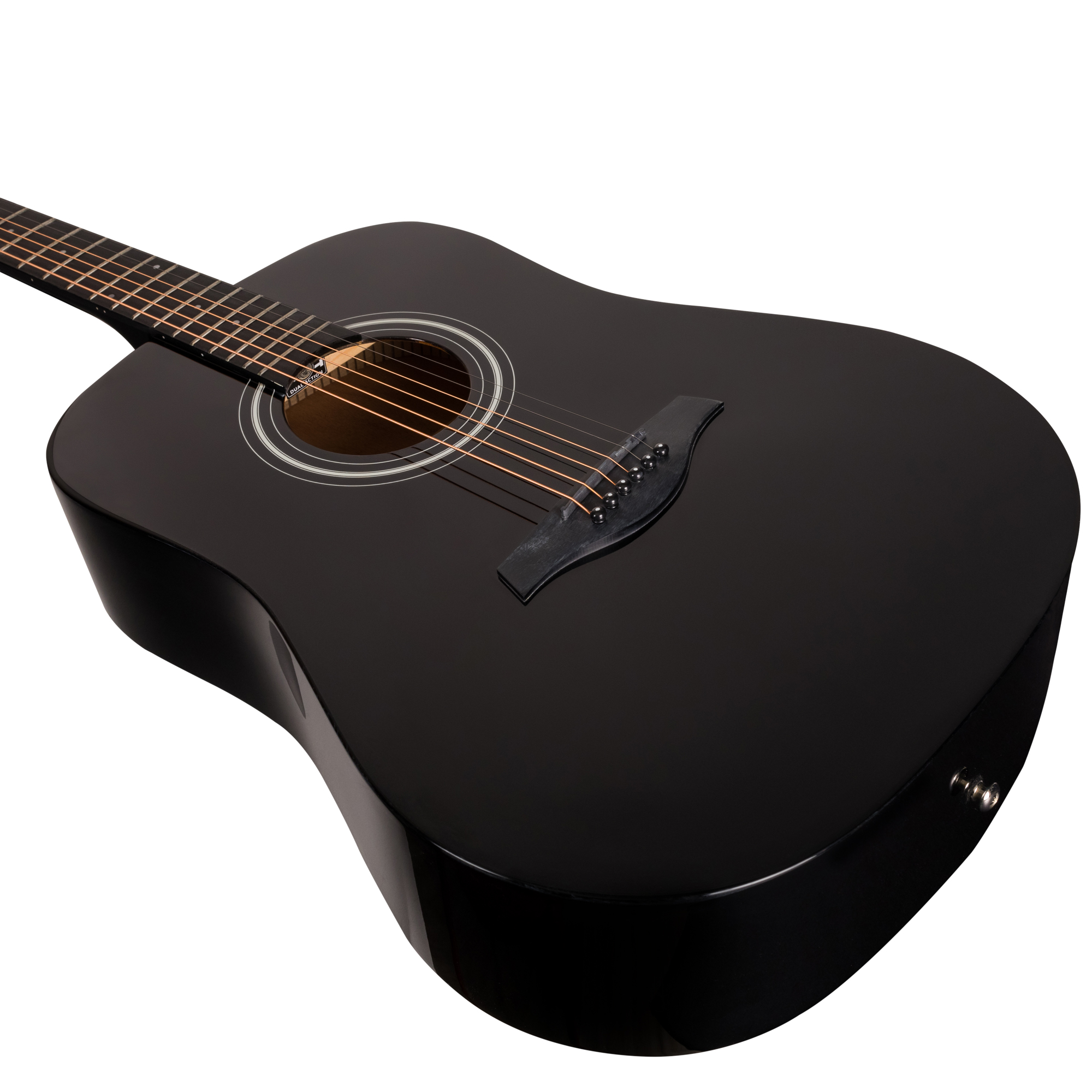 Акустическая гитара Rockdale Aurora D5 Bk Gloss, Черный - 15
