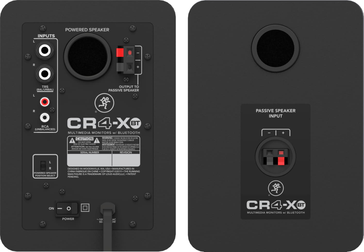 Студийный монитор Mackie CR4-XBT, Синий - 15