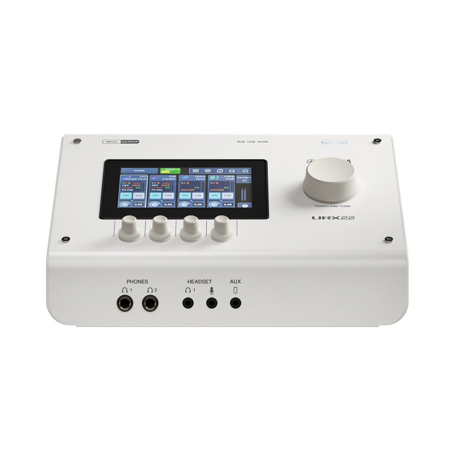Аудиоинтерфейс Yamaha URX22 White - 12