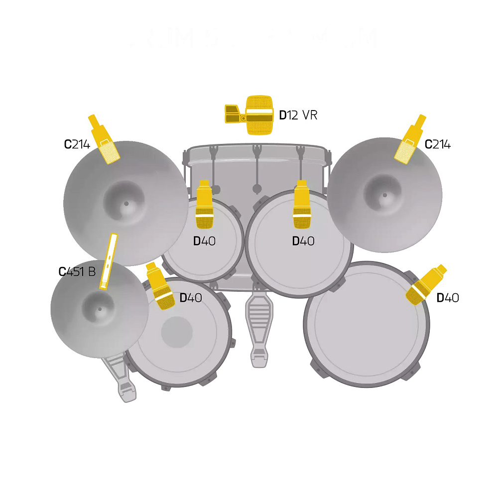 Динамический микрофон AKG DRUMSET PREMIUM - 8