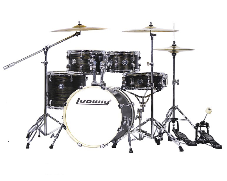 Барабанная установка Ludwig LC197-1 Accent Pro, черная, 2 коробки - 5
