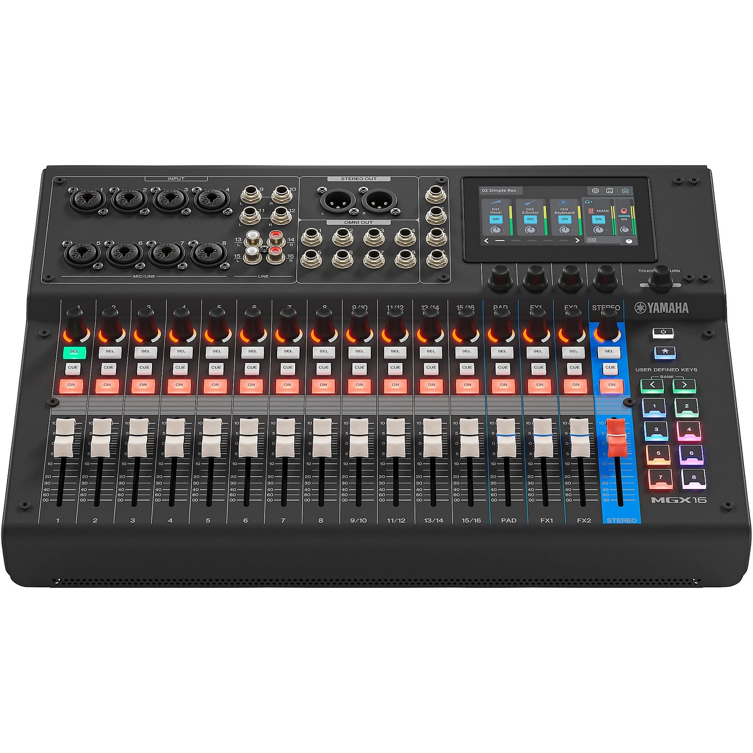 Цифровой микшер Yamaha MGX16 Black - 15