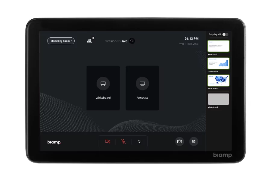 Сенсорная панель управления Biamp Touch 8 MAX - 2