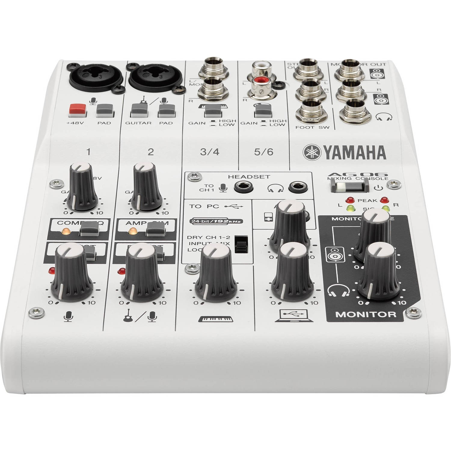 Микшерный пульт Yamaha AG06MK2 White - 16