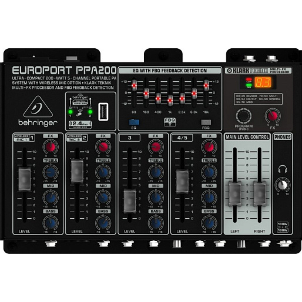 Портативная акустическая система Behringer PPA200 - 10