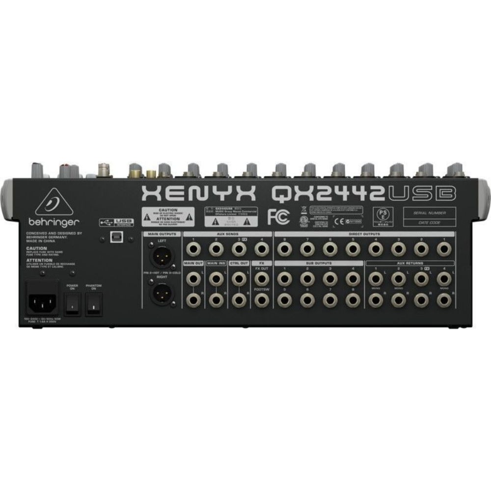 Аналоговый микшер Behringer QX2442USB  - 9