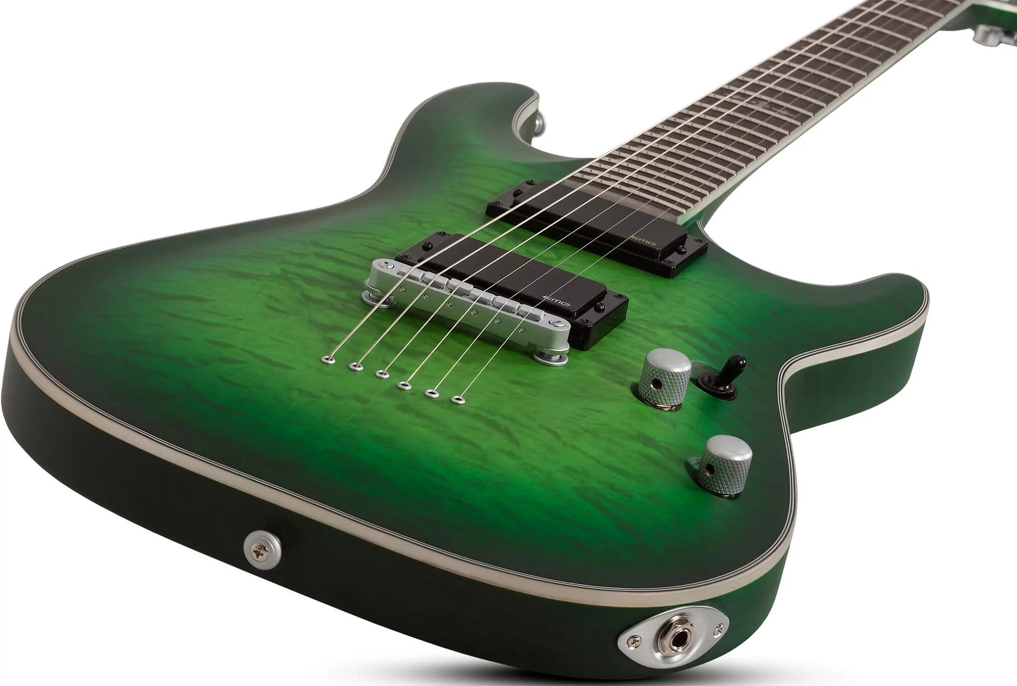 Электрогитара Schecter C-1 PLATINUM Satin Green Burst - 29