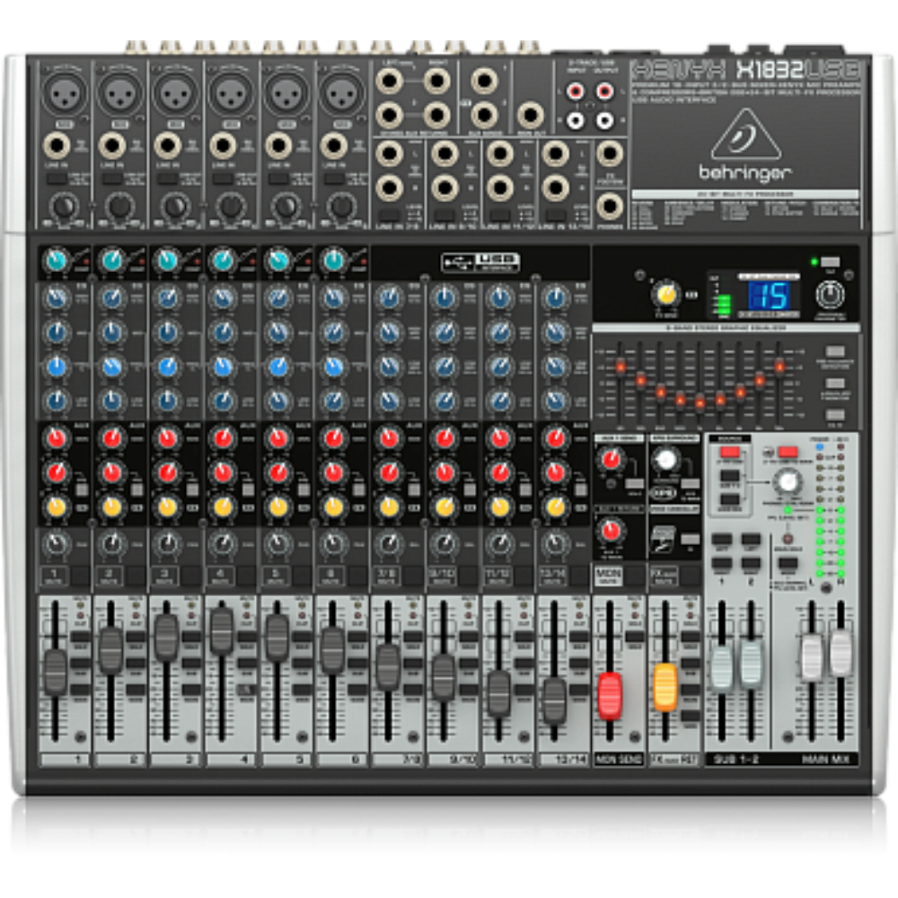 Аналоговый микшер Behringer X1832USB  - 6