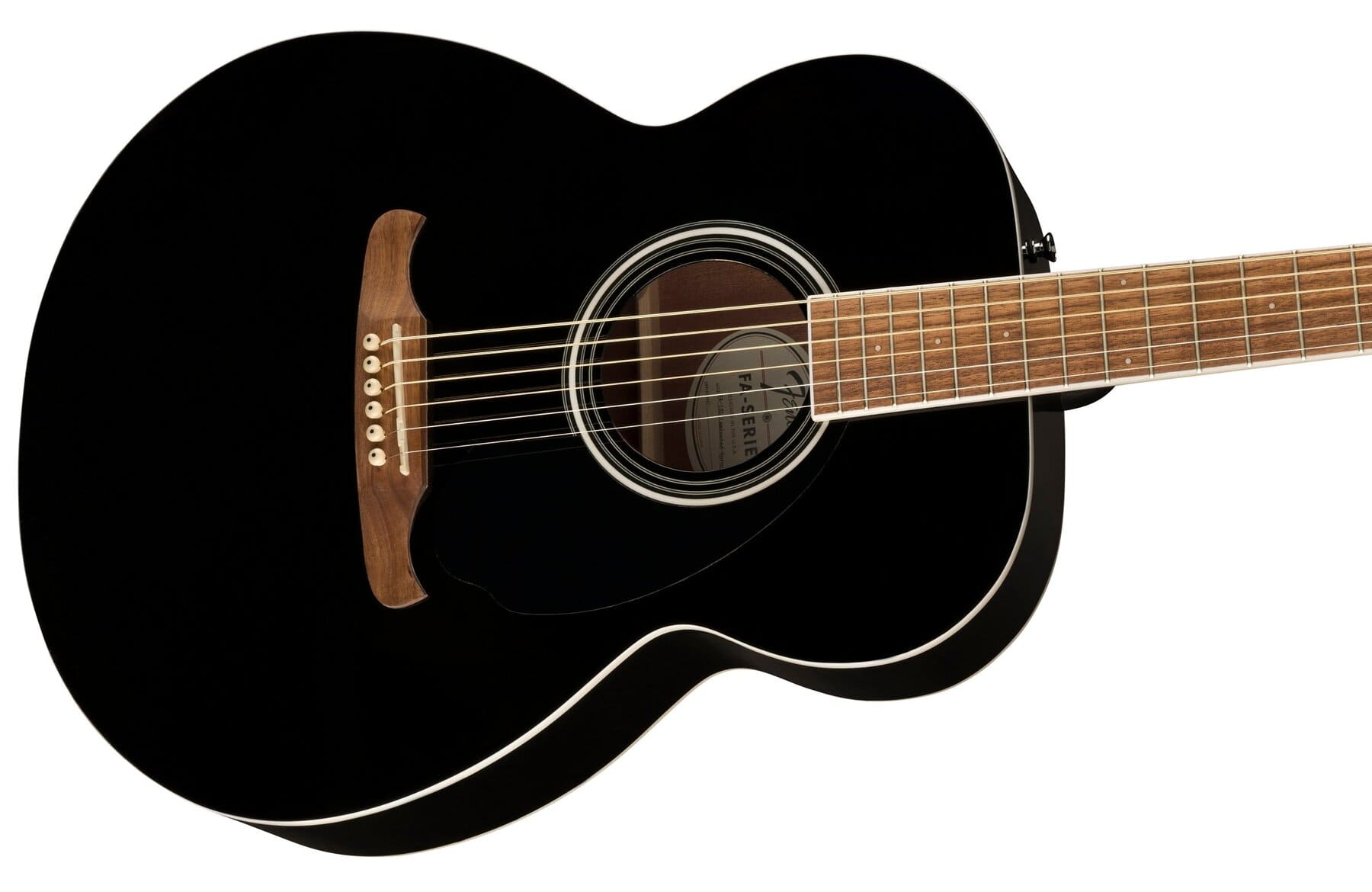 Акустическая гитара Fender Fa-135 Concert Black - 12