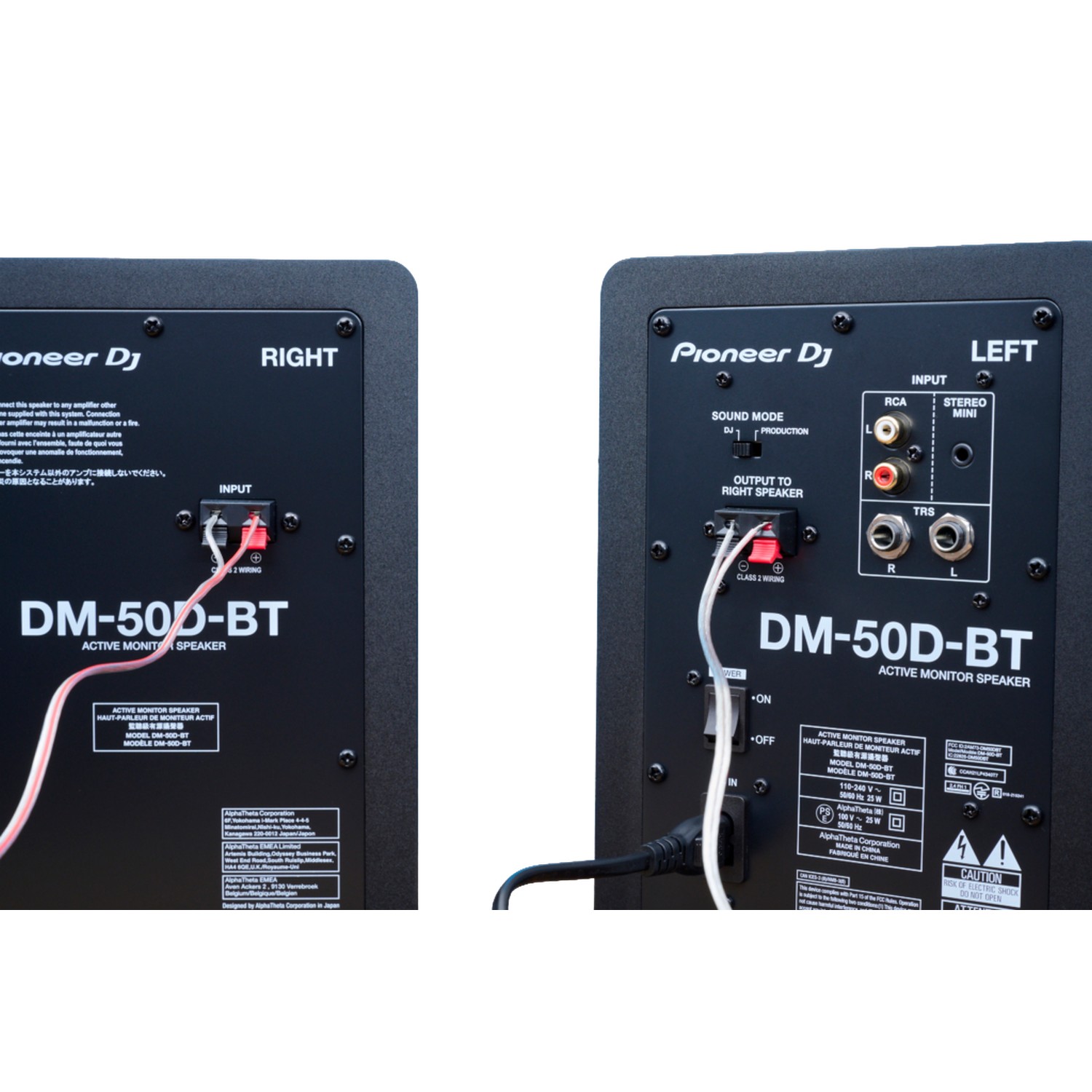 Пара студийных мониторов PIONEER DM-50D-BT  - 12