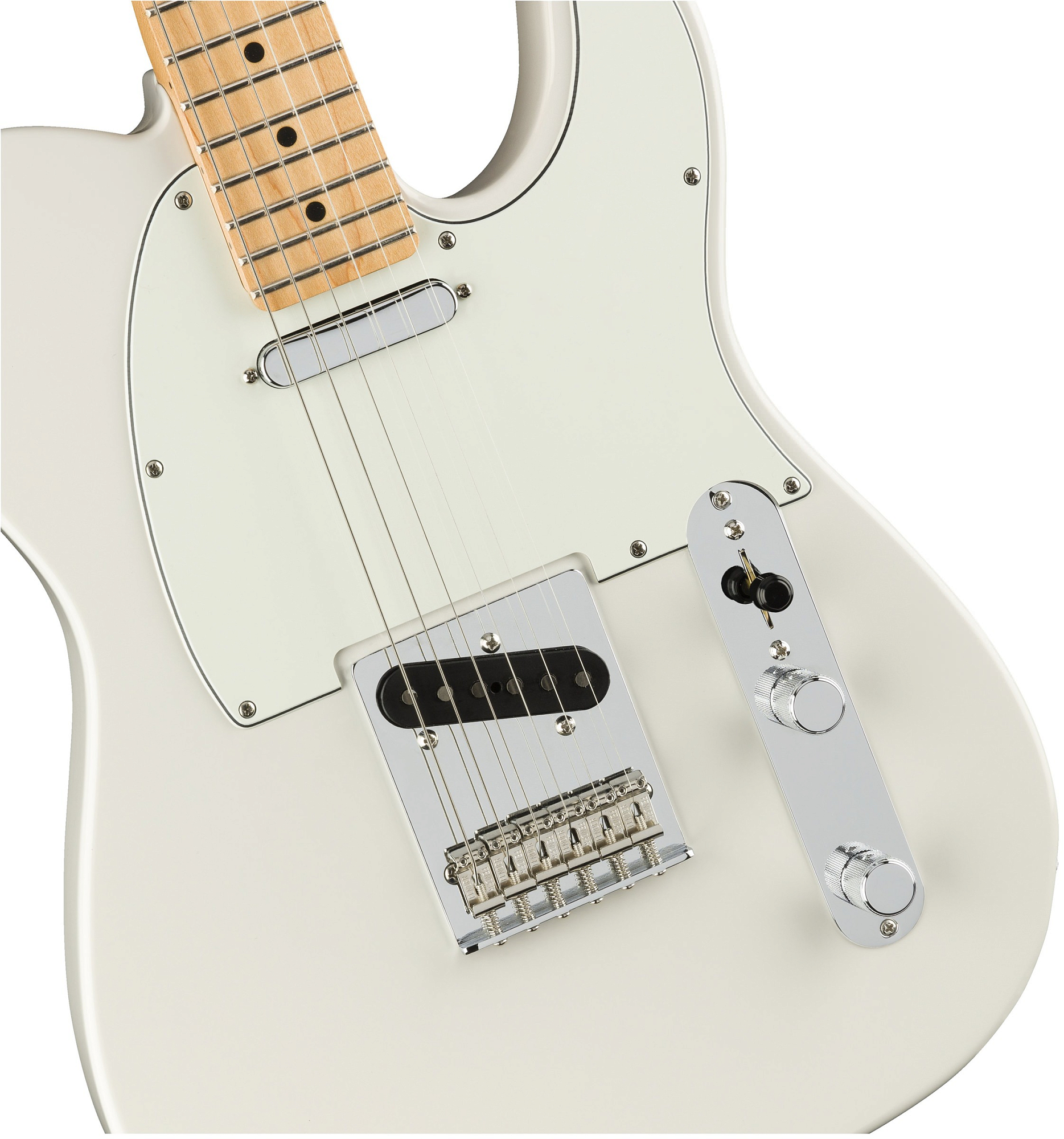 Электрогитара Fender PLAYER Telecaster MN Polar White, Белый полярный - 11