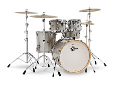 Барабанная установка Gretsch CM1-E825-SS Catalina Maple, серебристая, 3 коробки