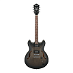 Полуакустическая гитара Ibanez Artcore AS53 Transparent Black Flat - 1
