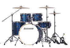 Барабанная установка Ludwig LC197-4 Accent Pro, синяя, 2 коробки