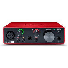 Аудиоинтерфейс Focusrite Scarlett Solo 3rd Gen, Черный