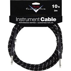 Кабель Fender Custom Shop 10` Instrument Cable Black Tweed