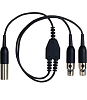 Y-кабель с разъёмами SHURE AXT652 - 2