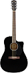 Акустическая гитара Fender Cd-60Sce Black - 1