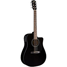 Электроакустическая гитара Fender Cd-60ce Dreadnought Black W/fishman® Miniq Preamp