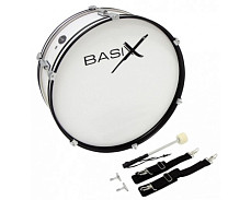 Basix Junior Bass Drum 22x7 бас-барабан маршевый с ремнем и колотушкой