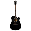 Акустическая гитара Rockdale Aurora D3 C Bk Gloss, Черный - 1
