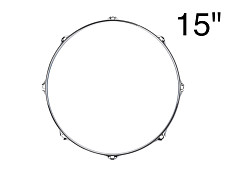 HA01-231508CR Обод малого и том барабана 15, верхний, сталь 2.3мм, LDrums
