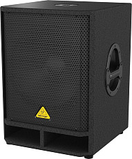 Behringer VQ1500D - активный сабвуфер, 500 Вт,стерео-кроссовер, динамик 15