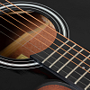 Акустическая гитара Rockdale Aurora D3 C BK E Gloss, Черный - 5
