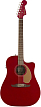 Акустическая гитара Fender Redondo Player CAR, Красный - 1