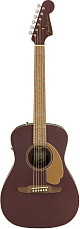 Акустическая гитара Fender Malibu Player Burgundy Satin, Бордовый