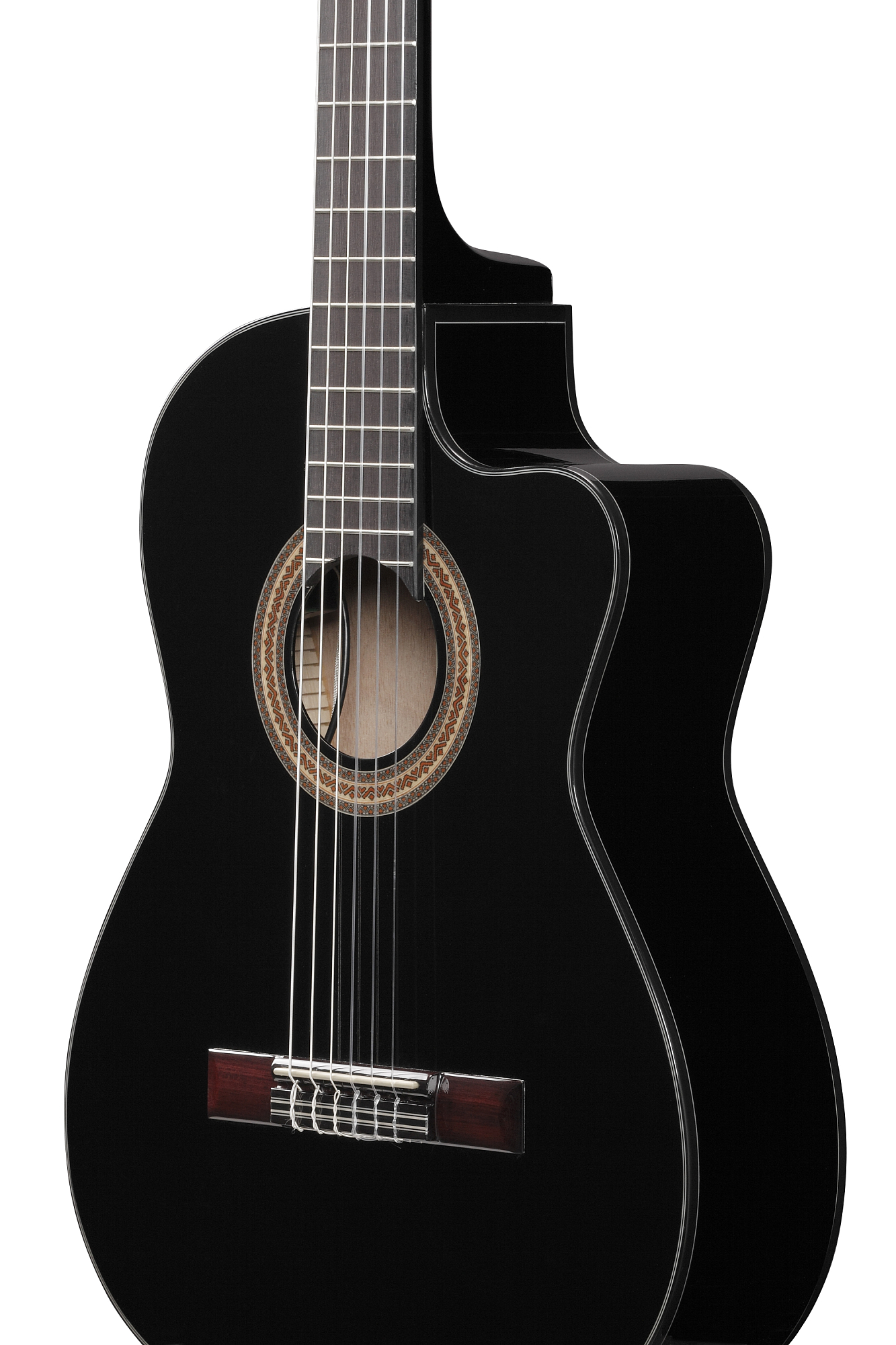 Классическая гитара Ibanez GA11CE-BK, Черный - 10