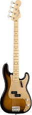 Бас-гитара Fender American Original '50s Presicion Bass MN 2-Color Sunburst, Санберст двухцветный