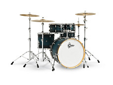 Барабанная установка Gretsch RN2-E825-SABB Renown, синяя матовая, 3 коробки