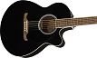 Акустическая гитара Fender FA-135CE Black - 1