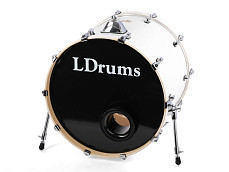 5001011-2218 Бас-барабан 22 x 18, белый, LDrums