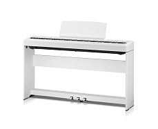 Цифровое пианино Kawai ES120 White SET со стойкой и педальным блоком