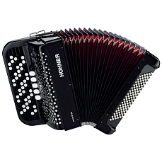 Кнопочный аккордеон Hohner Nova III 96 black (C-stepped)